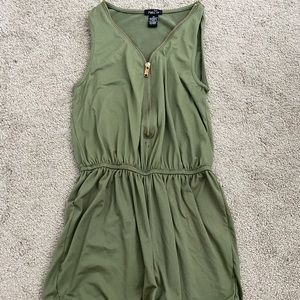 Zip up romper